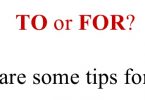 Learn English Prepositions - 'To' Or 'For'?