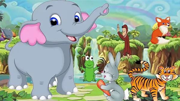 Learn English Through Story - Elephant and Friends