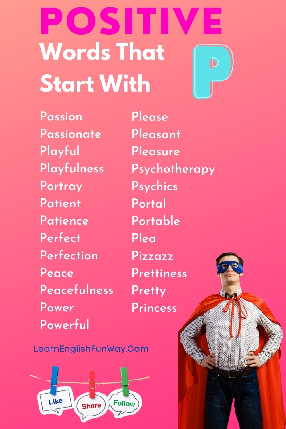 Positive Words That Start With P