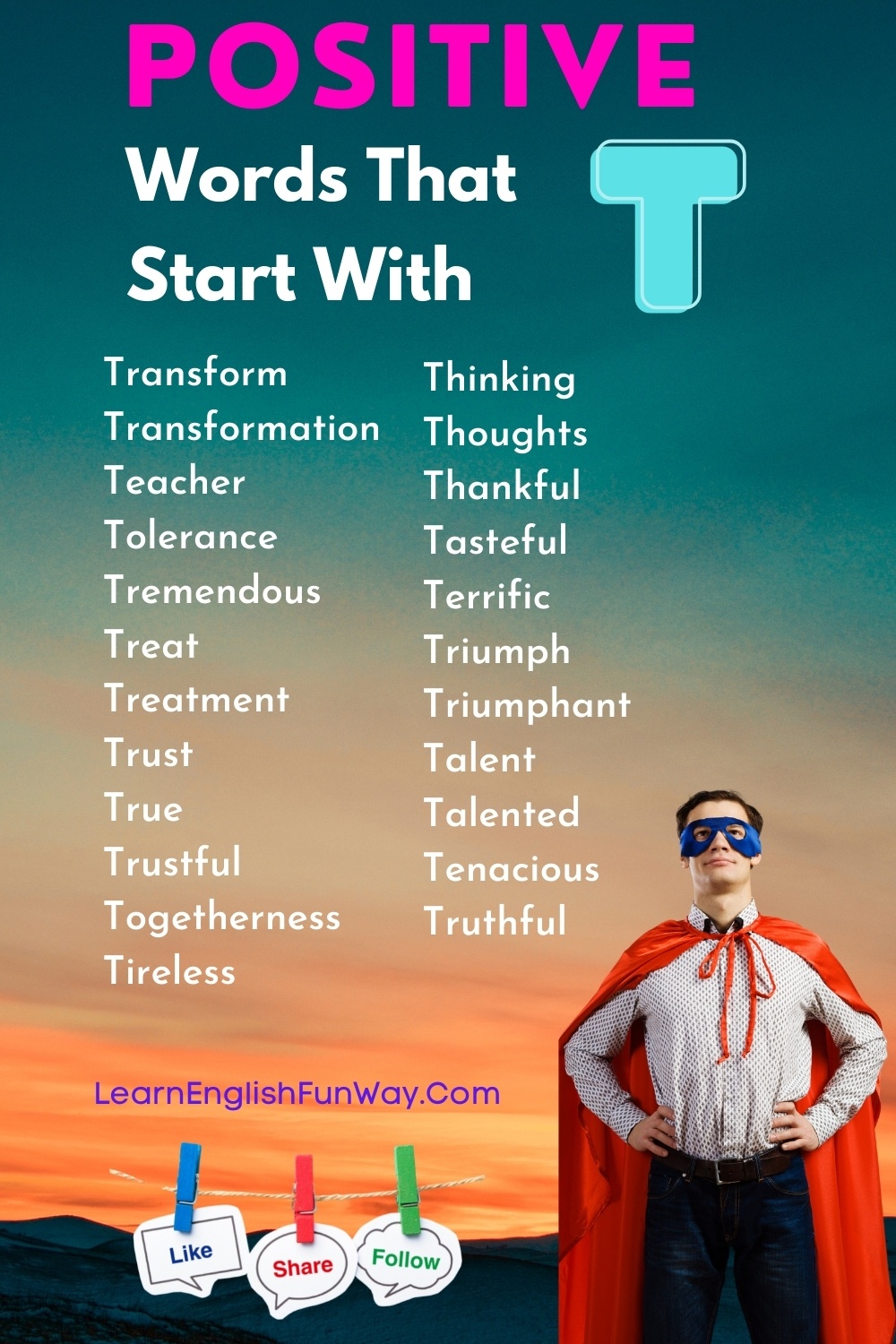 List Of Positive Words That Start With T 