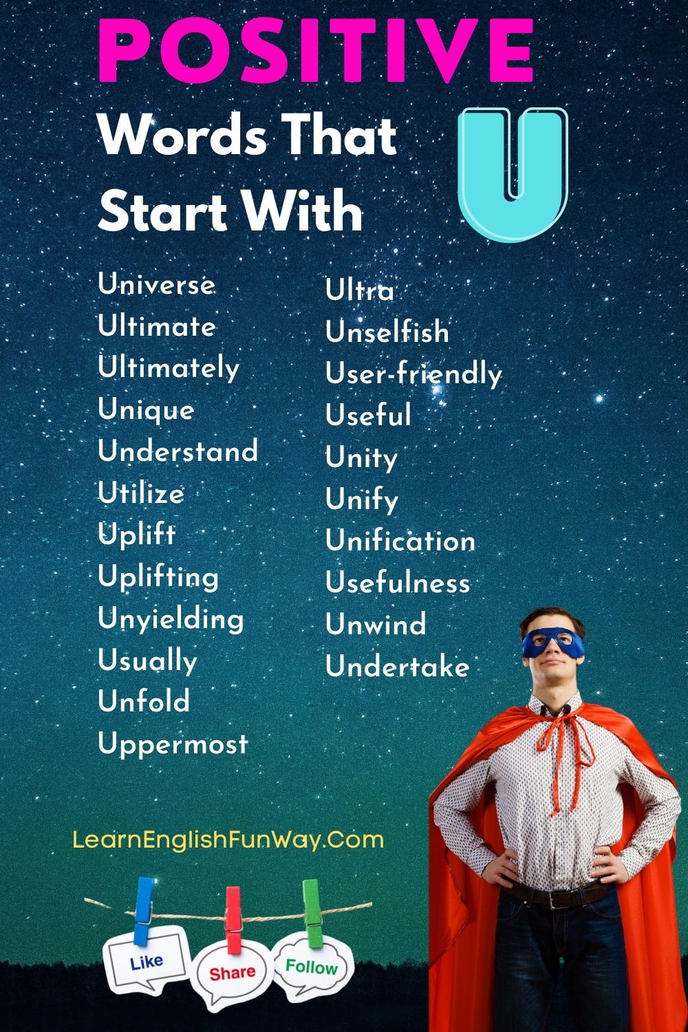 Fall Related Words That Start With U