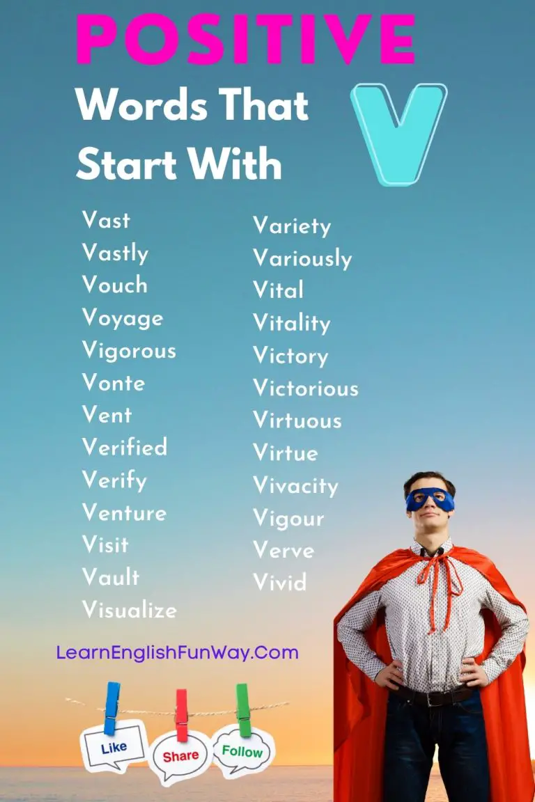 10 Letter Words Starting With V