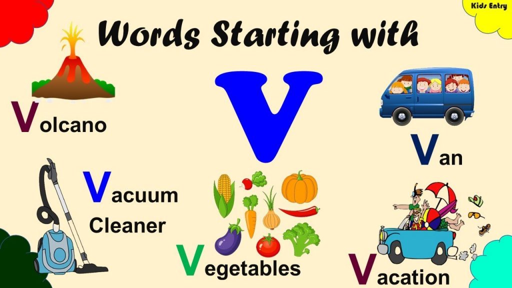 Words That Start With V 100 Words Start With Letter V
