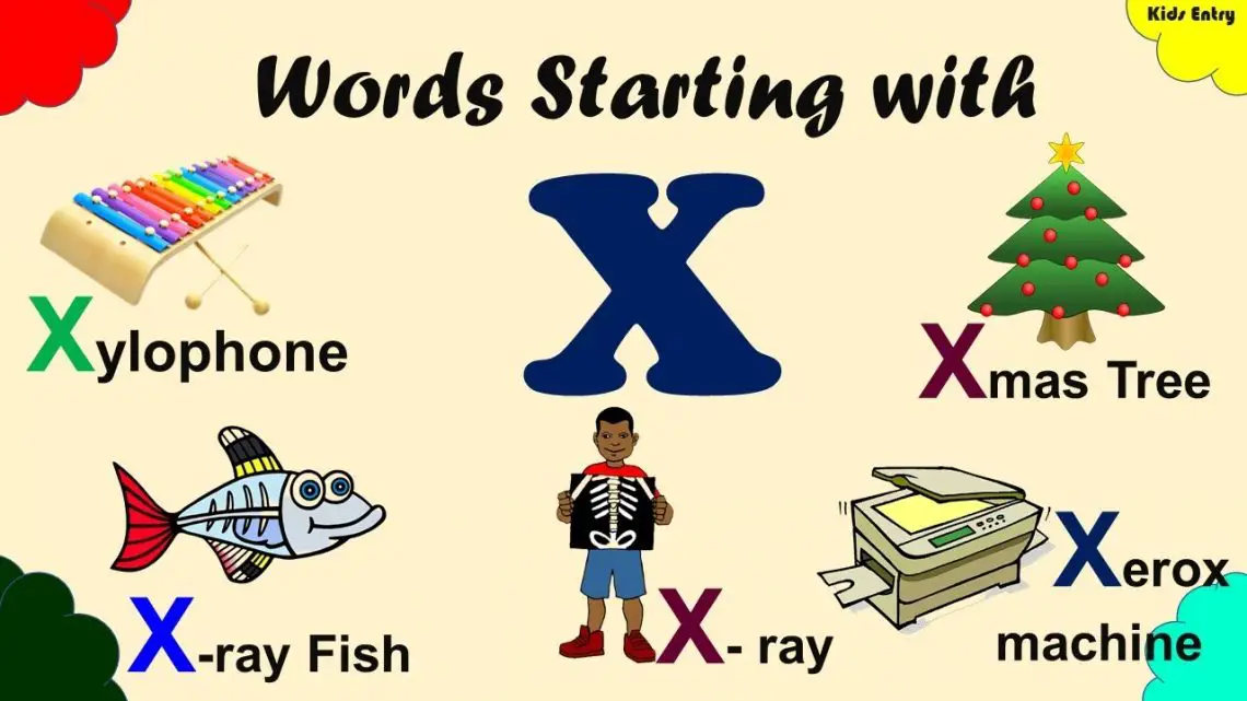 x word meaning with examples