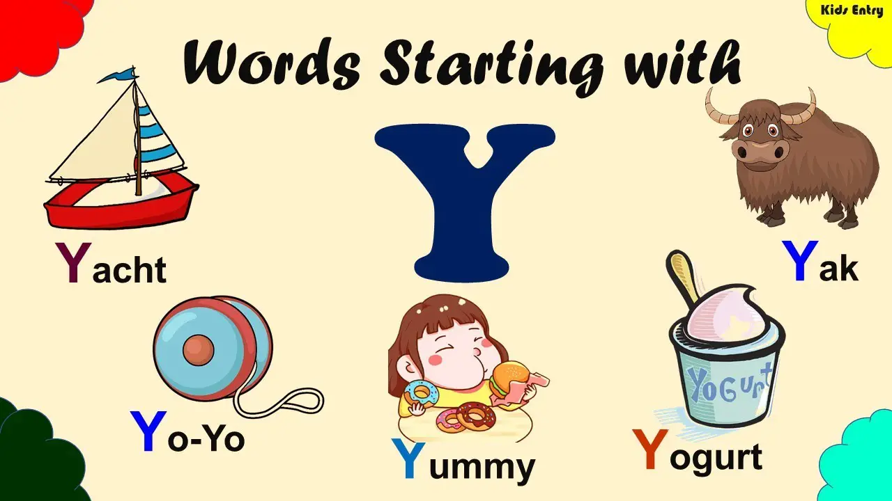 Words That Start With Y | Common Words Start with Letter Y