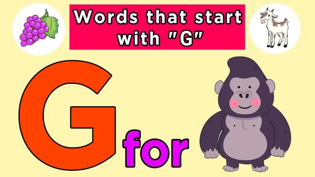 Words That Start With G