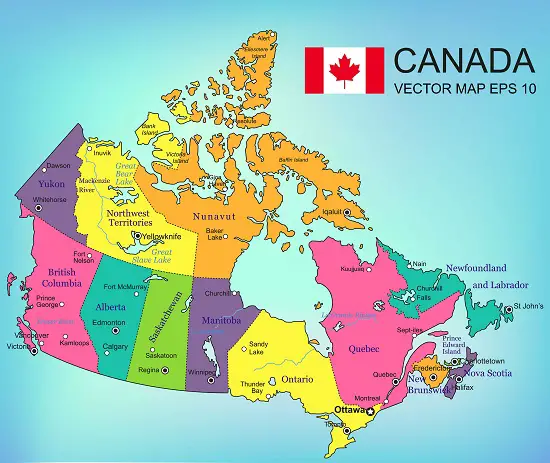 Intermediate Listening Lesson 51 - Canada Provinces and Territories