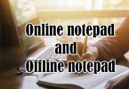 How can students quickly create notes using an online notepad?