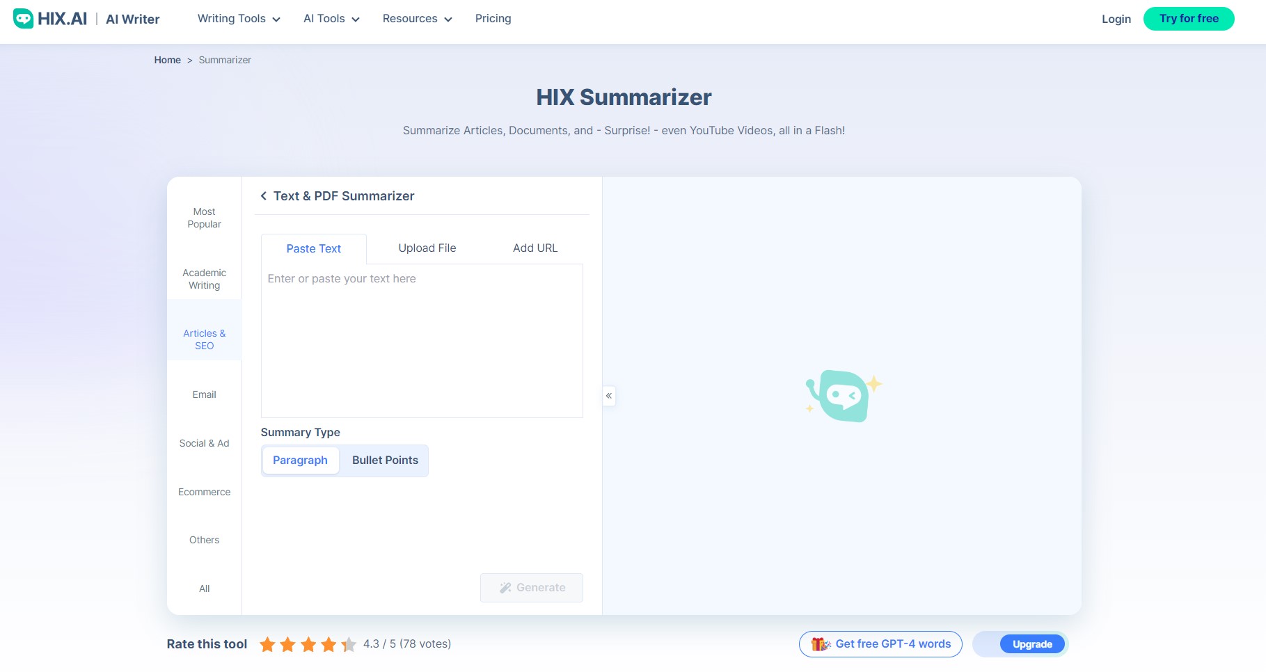 How to Write a Good Summary with AI Summarizer?