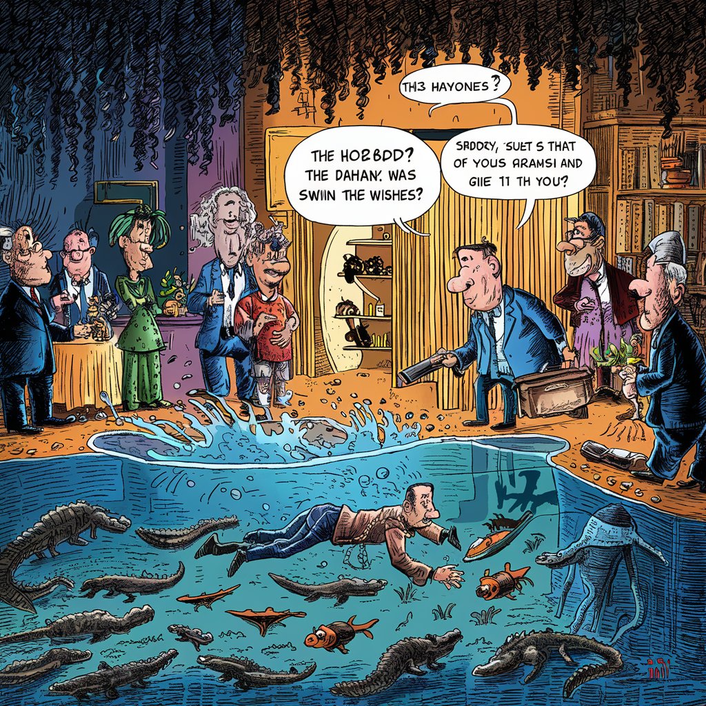 Short Funny Stories – 28 The Rich People's Party